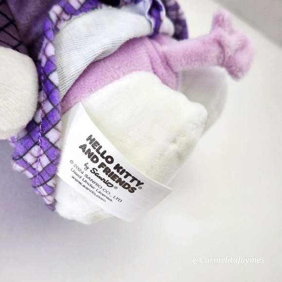 KUROMI SKELETON ☠️ Punks Plush Sanrio Hello Kitty & Friends ☆ NWT ☆ - Picture 6 of 6